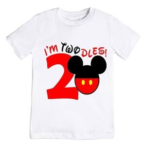 Mickey Mouse 2nd Bday T-shirt. New in bag.
